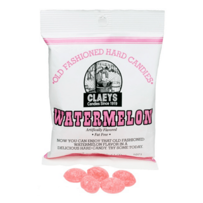 Claeys Hard Candy Watermelon 6Oz